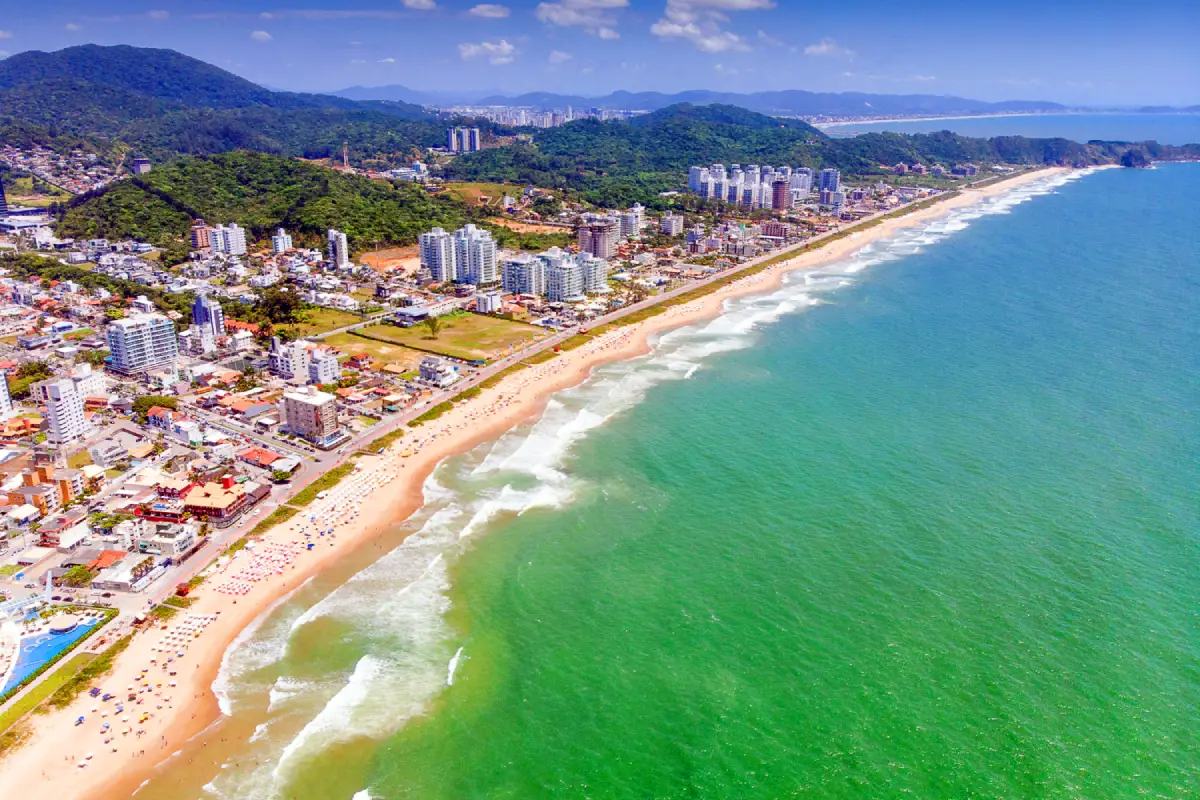 turismo em itajaí sc pontos turísticos Praia Brava divulgação setur