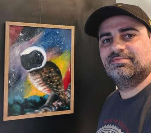 Ricardo do Rosario e a Coruja Cosmica